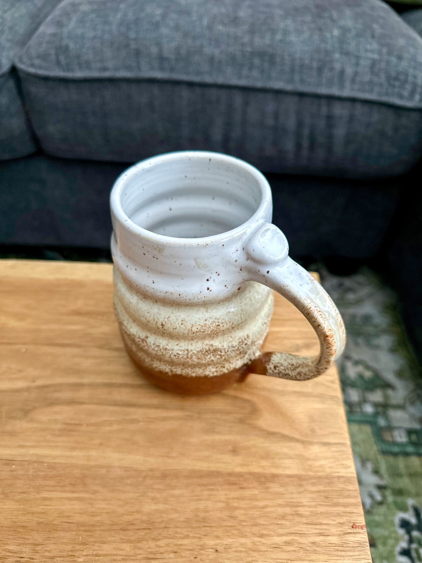 VINTAGE 3-TONE WAVY MUG