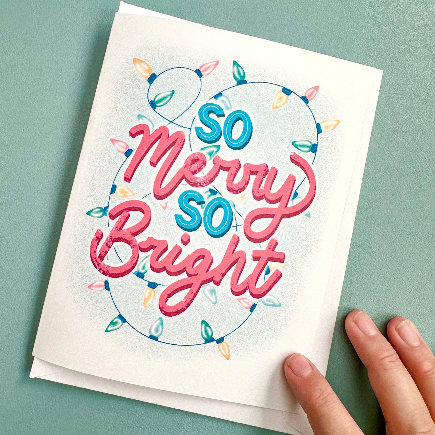 SO MERRY SO BRIGHT CARD