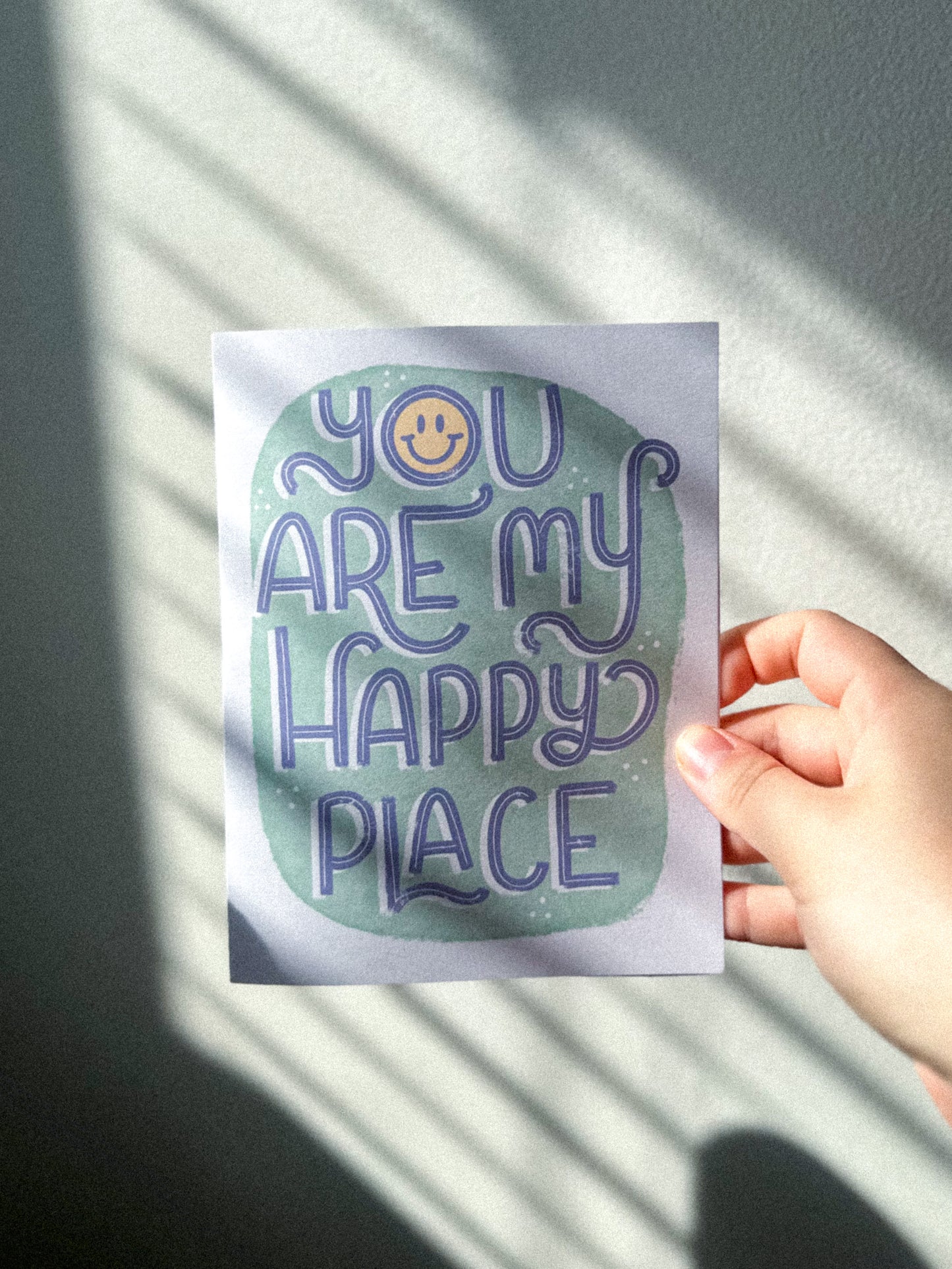 HAPPY PLACE CARD
