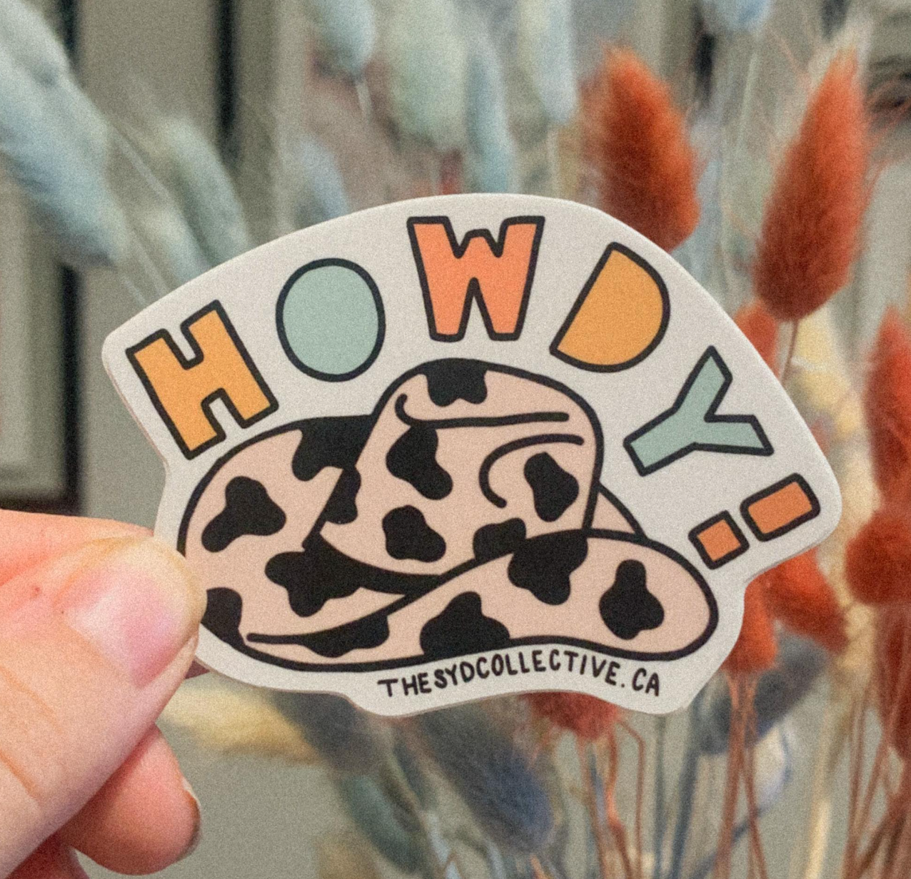 HOWDY STICKER