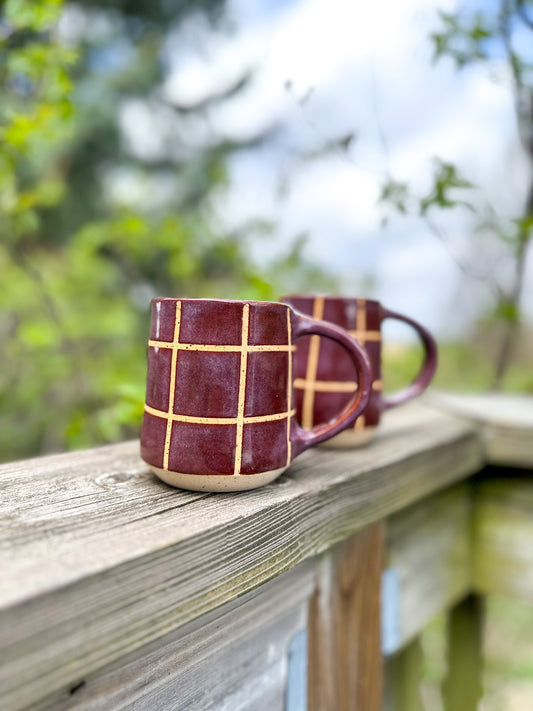 OFF THE GRID MUG - MERLOT