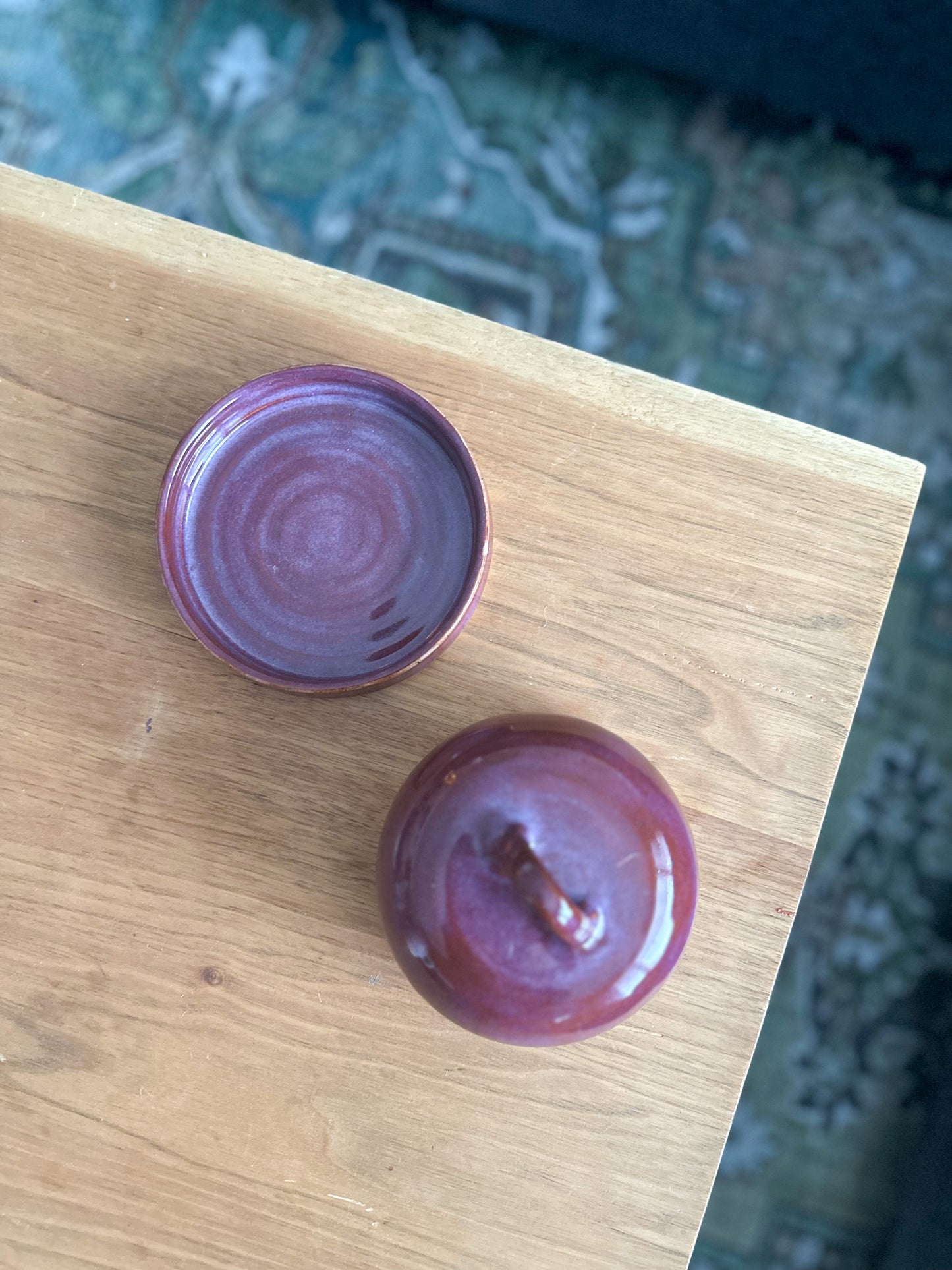 SMOKEY MERLOT BUTTER DISH