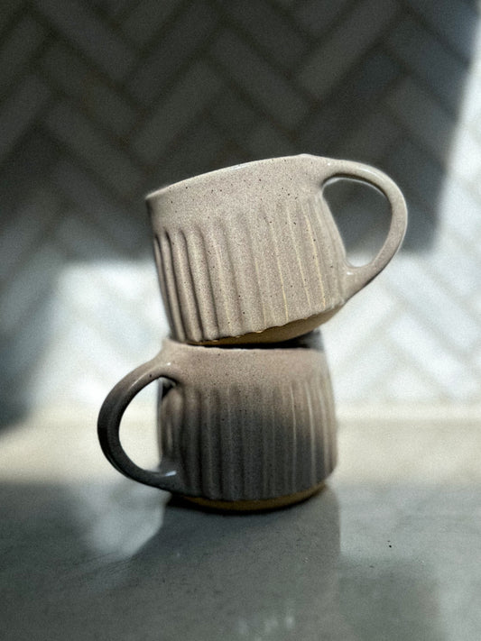 HEY SHORTY MUG - FLUTED STONE