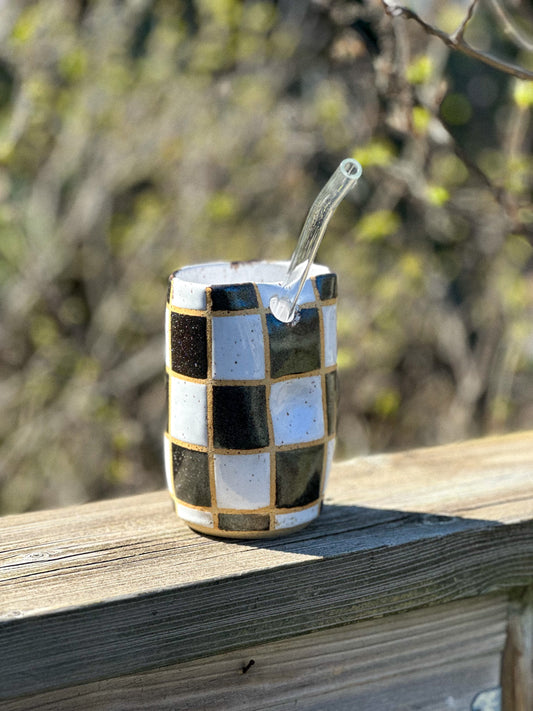 OFF THE GRID STRAW TUMBLER - CLASSIC CHECKER