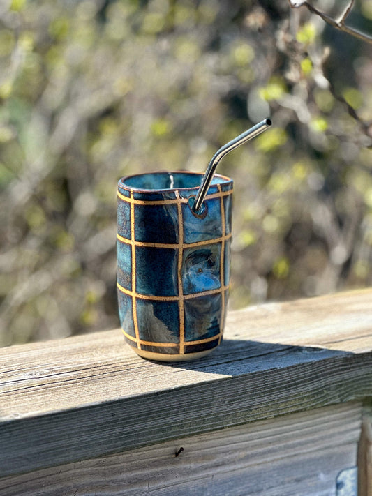 OFF THE GRID STRAW TUMBLER - DEEP SEA