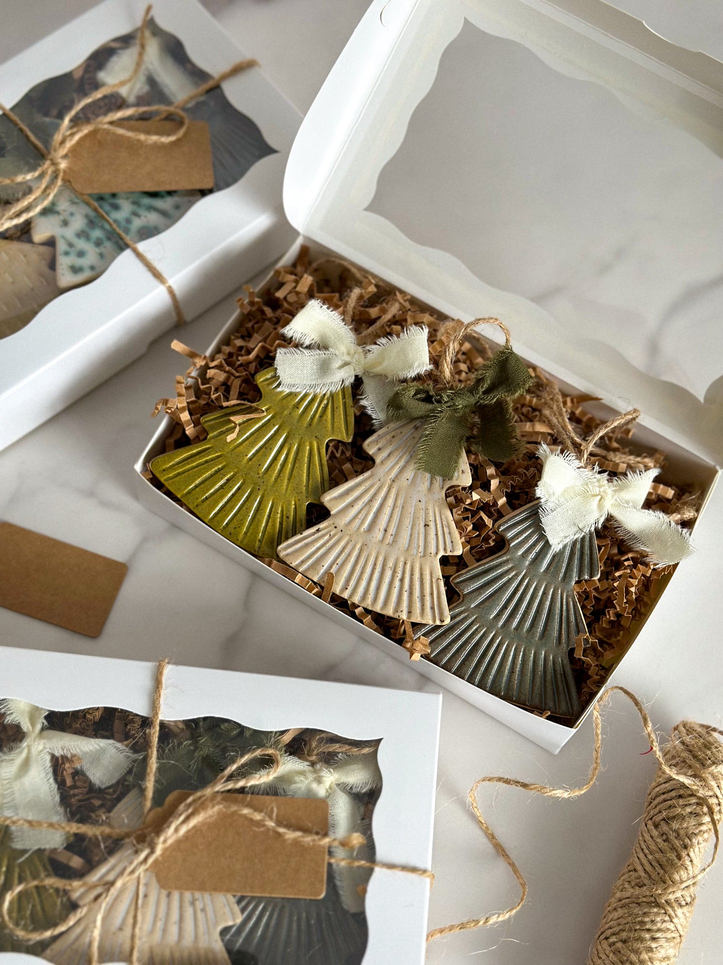ORNAMENT GIFT BOX - TREE TRIO
