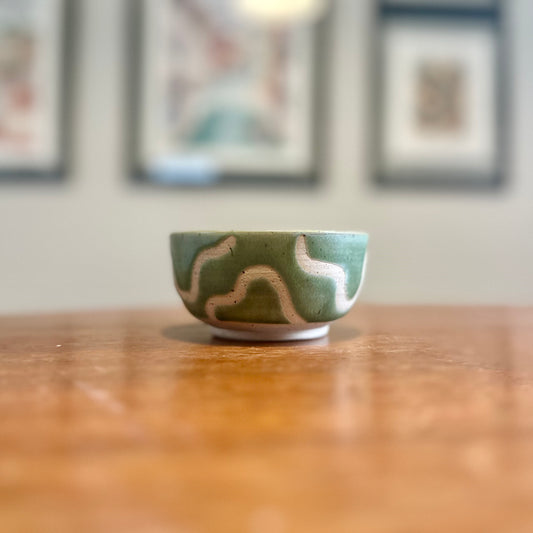 MINI BOWL - ABSTRACT GREEN