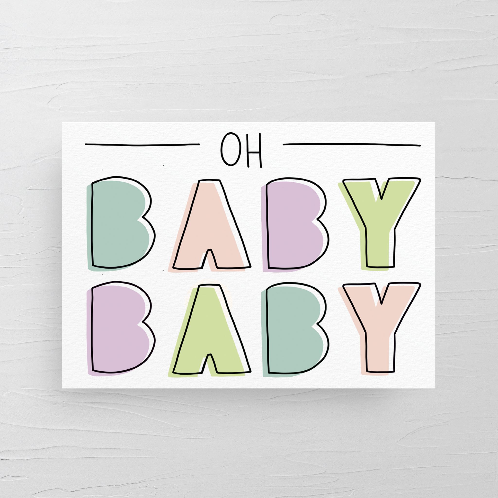 OH BABY BABY CARD