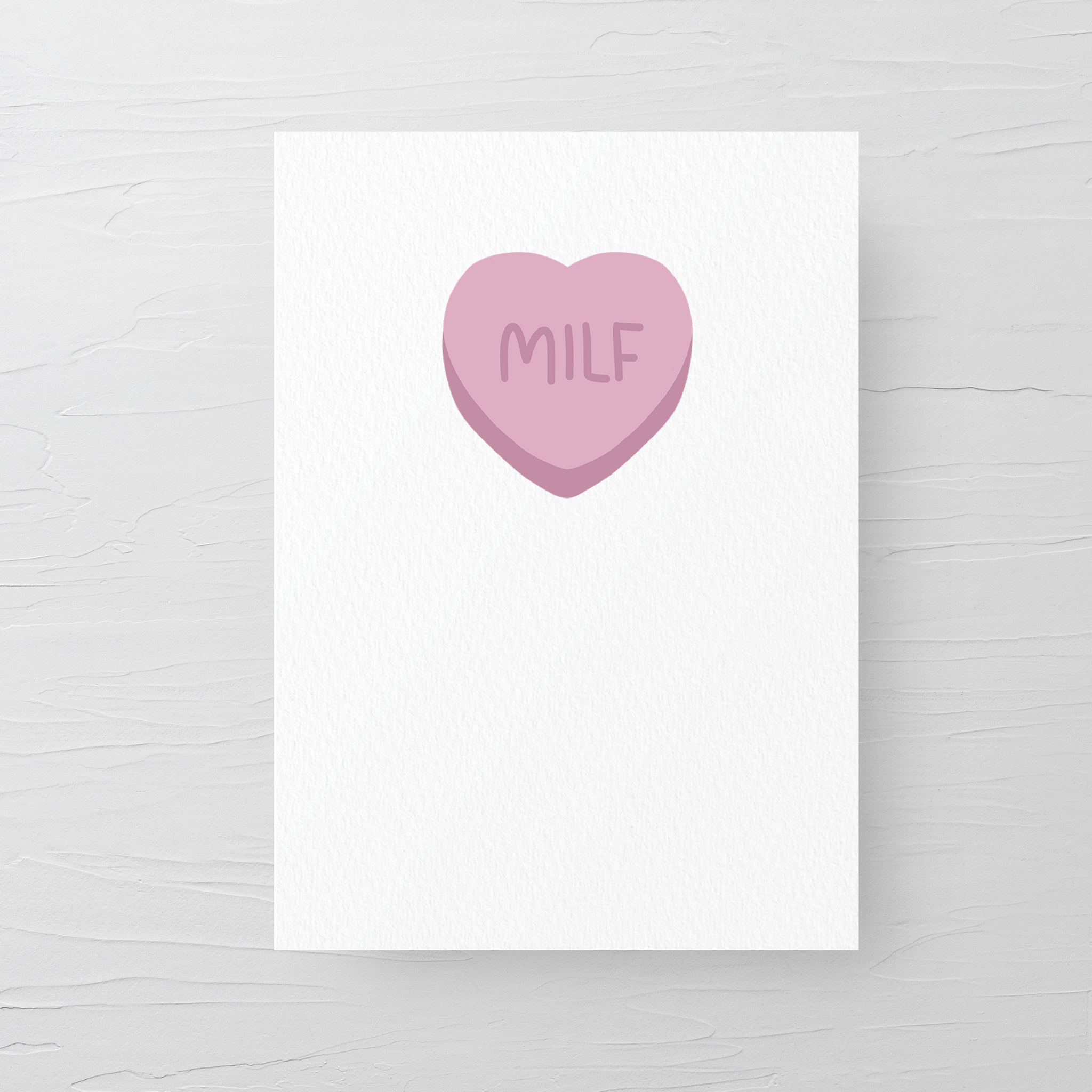 MILF HEART CARD