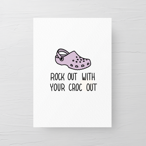 ROCK OUT CARD