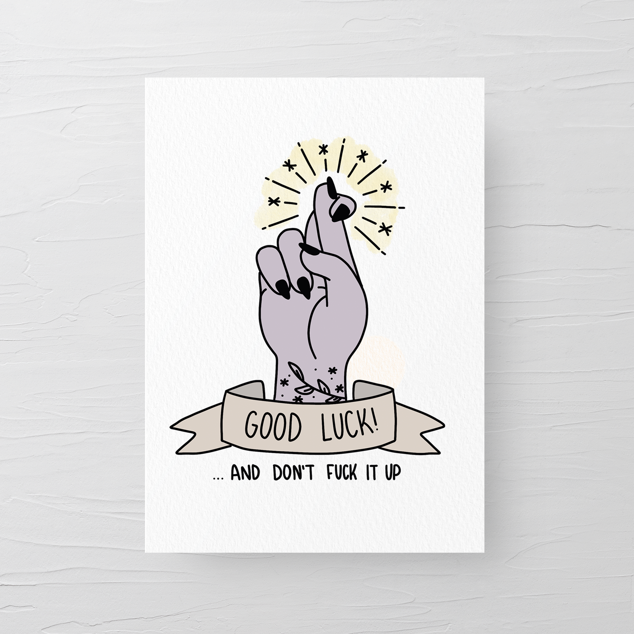 DON'T F*CK IT UP CARD