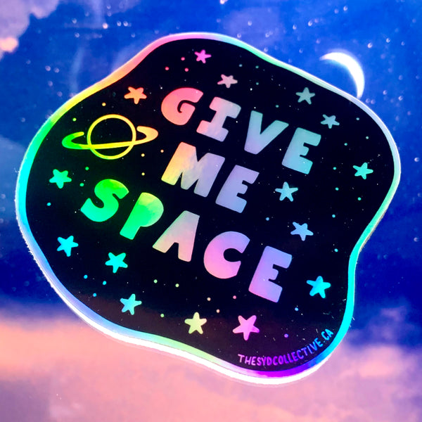 SPACE HOLOGRAPHIC STICKER