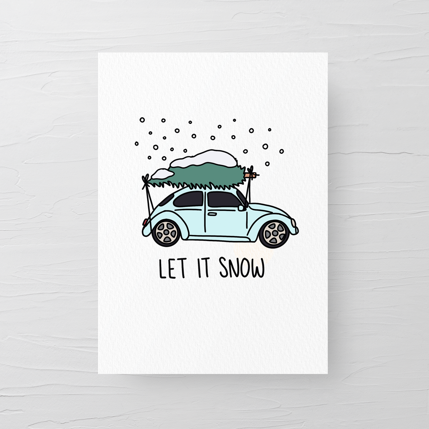 LET IT SNOW CARD