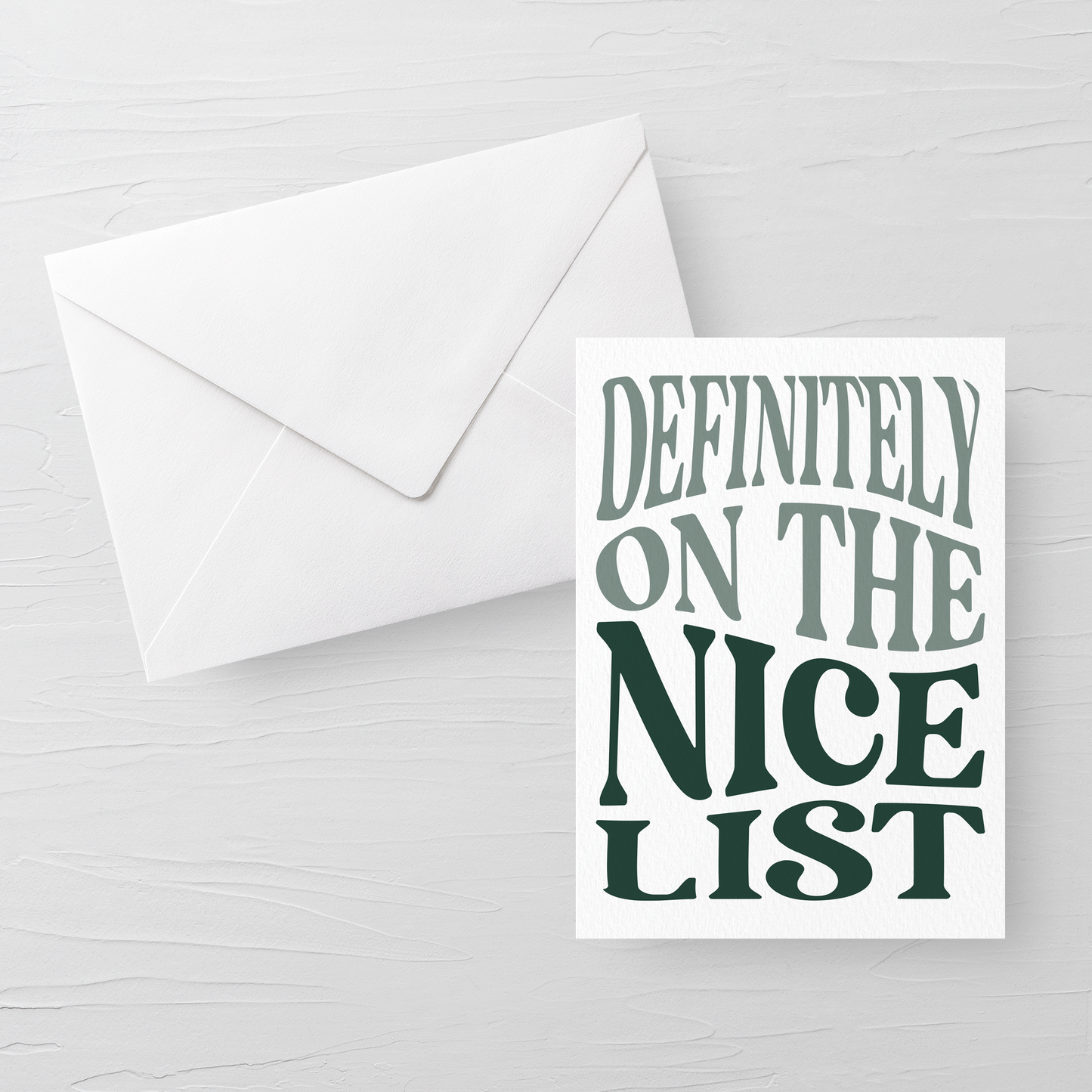 NICE LIST CARD