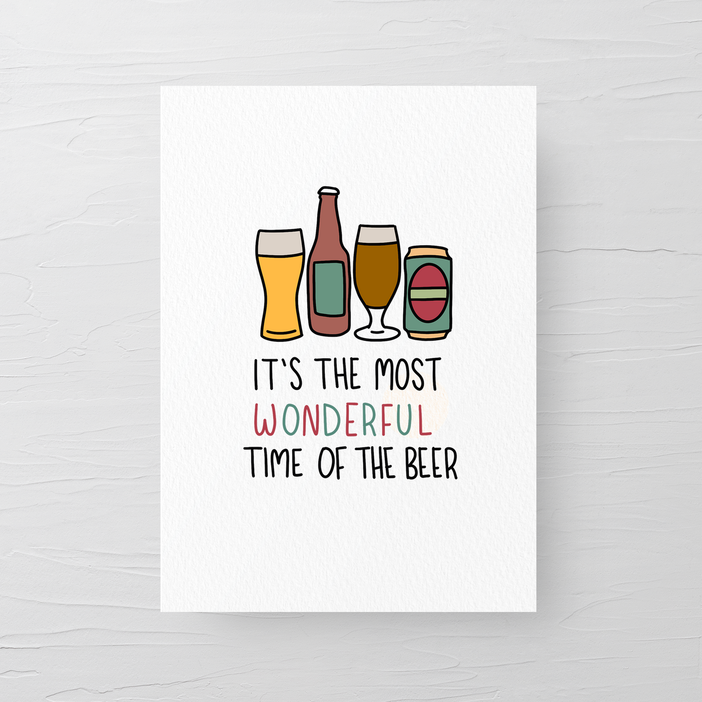 WONDERFUL TIME BEER CARD